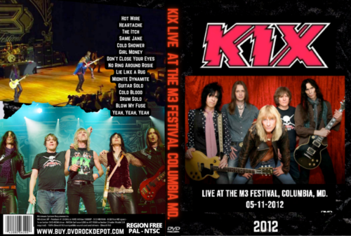 KIX Live At M3 Rock Festival Columbia MD 05-11-2012 DVD