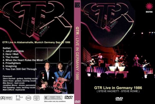 GTR Live In Munich, Germany 1986 DVD
