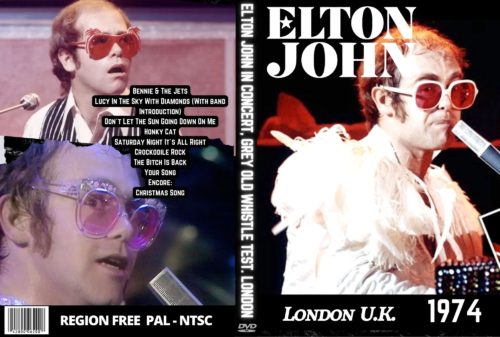 Elton John In Concert, Grey Old whistle Test. London U.K 1974 DVD