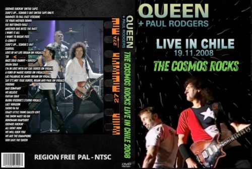 Queen + Paul Rodgers The Cosmos Rocks Live In Chile 2008 DVD