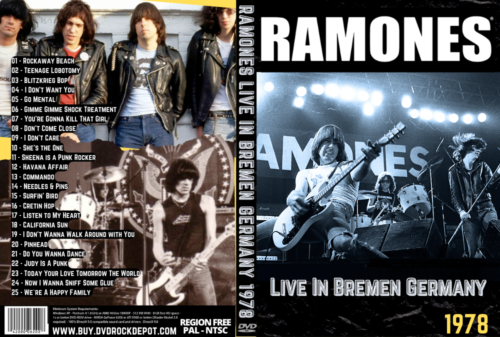 Ramones Live In Bremen Germany 1978 DVD