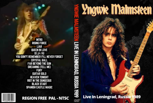 Yngwie Malmsteen Live In Leningrad, Russia 1989 DVD
