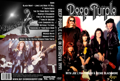 Deep Purple Live In Ostrova Czech Republic 01/29/1991 (With Joe Lynn Turner & Richie Blackmore) DVD