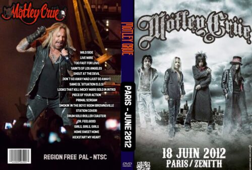 Motley Crue Live At Zenith, Paris 06/18/2012 DVD