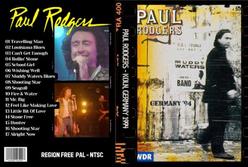 Paul Rodgers & Company Rocklife Koln, Germany 1994 DVD