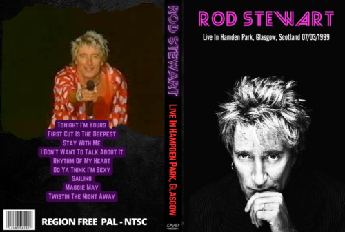 Rod Stewart Live In Hamden Park, Glasgow, Scotland 07/03/1999 DVD