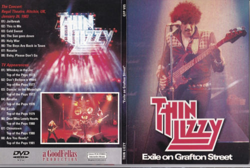 THIN LIZZY Exile on Grafton Street UK 1983 + TV Shows DVD