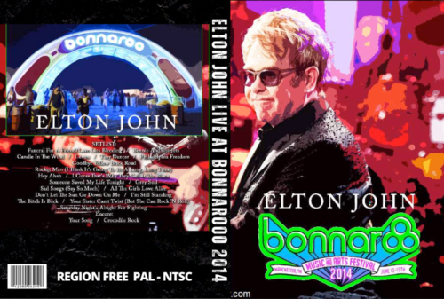 Elton John Live At Bonnaroo Festival, Manchester TN. 06/15/2014 DVD