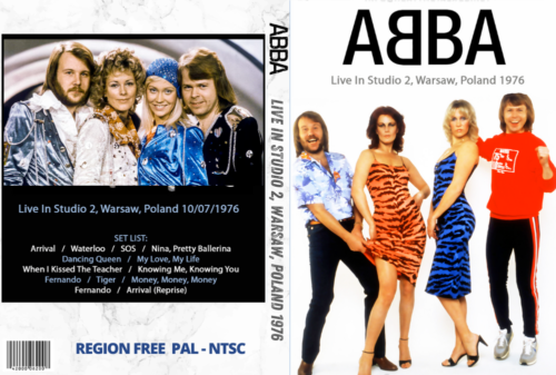 ABBA Studio 2,Warsaw, Poland 10/07/ 1976 DVD