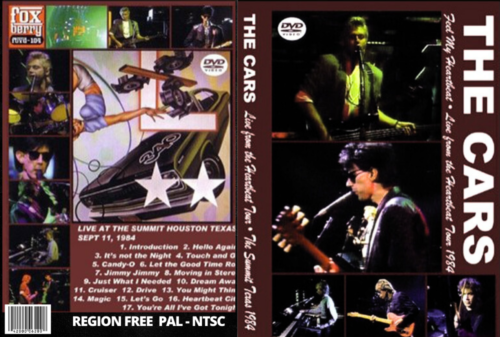 The Cars Live At The Summit, Houston TX.1984 DVD