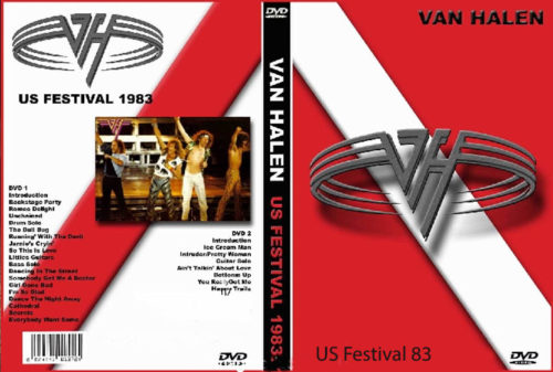 VAN HALEN Live At The U. S Festival 1983. (2 Dvds)