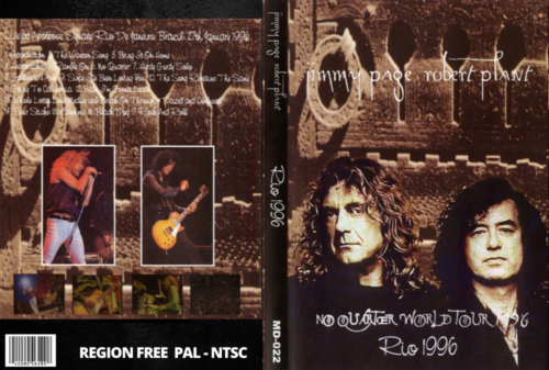 Jimmy Page & Robert Plant  Live At Hollywood Rock Festival  Rio De Janeiro, Brazil 1996 DVD
