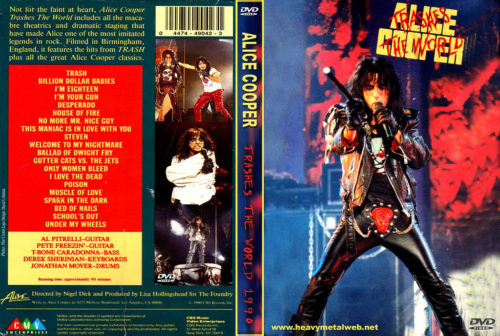 ALICE COOPER Trashes The World 1990 On DVD