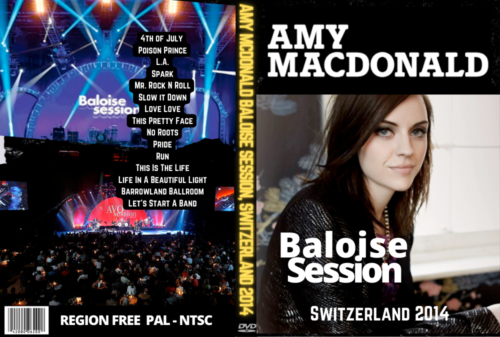 Amy Mcdonald Baloise Session, Switzerland 2014 DVD