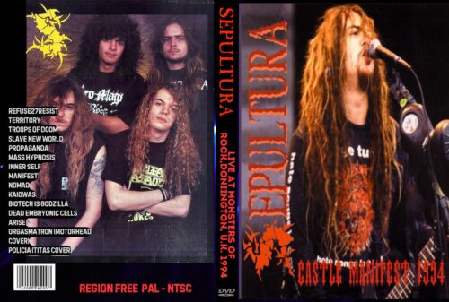 Sepultura Live At Monsters Of Rock ,Doniington, U.K. 1994 DVD
