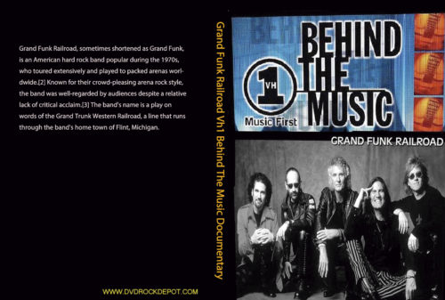 Grand Funk Railroad Vh1 Behind The Music Documentary DVD