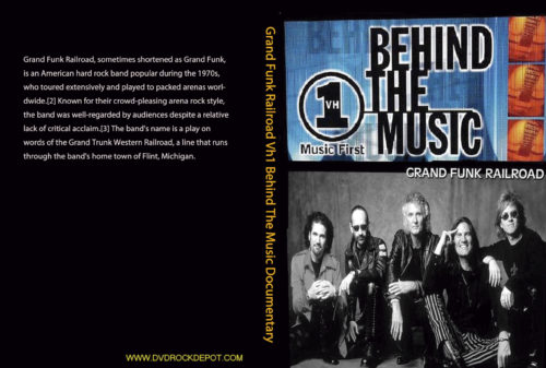 Grand Funk Railroad Vh1 Behind The Music Documentary DVD