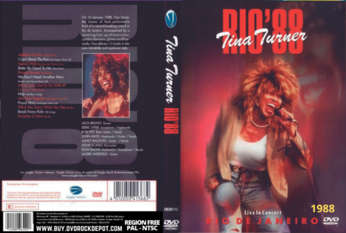 Tina Turner Live At Maracana Stadium, Rio de Janeiro, Brazil 1988 DVD
