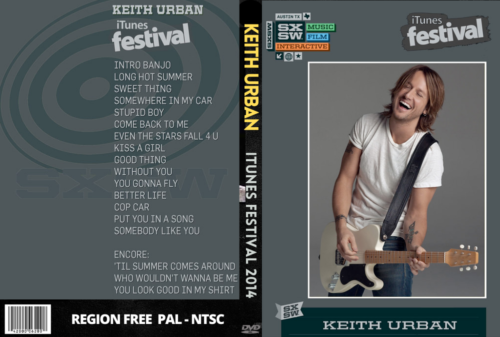 Keith Urban Live At The iTunes Festival At SXSW, The Moody Theater, Austin, TX 03/15/2014 DVD