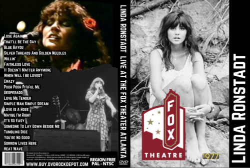 Linda Ronstadt  Live At The Fox Theater Atlanta GA 12/01/1977 DVD