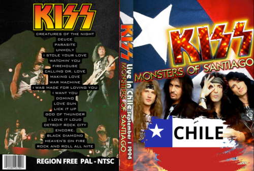 Kiss Live In Santiago, Kiss My Ass Tour 09-01-1994 DVD