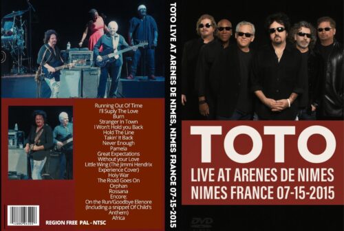 TOTO Live At Arenes De Nimes, Nimes France 07-15-2015 DVD