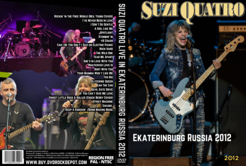 Suzi Quatro Live In Ekaterinburg Russia 2012 DVD