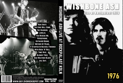 Wishbone Ash Live At Rockpalast Koln, Germany 12/1/1976 DVD