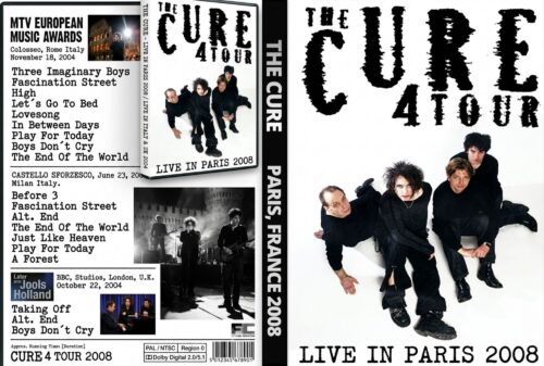 The Cure live In Paris, France 03-12-2008 DVD