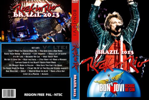 BON JOVI Live At Rock In Rio Brazil 2013 DVD