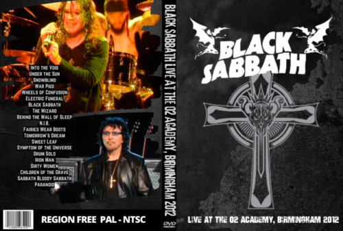 Black Sabbath Live At The O2 Academy, Birmingham, UK 05/19/2012 DVD