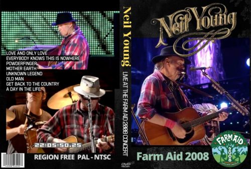 NEIL YOUNG Live Farm Aid Benefit Concert 09/20/2008 DVD