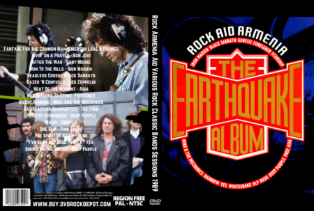 Rock Armenia Aid Various Rock Classic Bands Sessions 1989 DVD