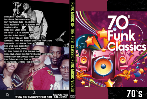 Funk Music of The 70's Various Classic Funk Music Artists DVD