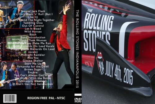 The Rolling Stones Zip Code Tour Live In Speedway IN. 07-04-2015 DVD