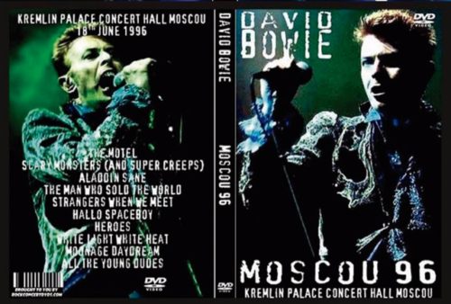 David Bowie Live At The Kremlin Palace Concert Hall, Moscow Russia 1996 DVD