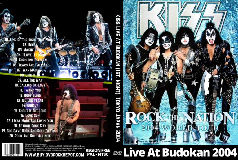 Kiss Rock The Nation Tour Live At Budokan (1st. Night), Tokyo Japan 05-27-2004 DVD