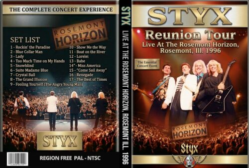 STYX Reunion Tour Live At The Rosemont Horizon, Rosemont Ill. 1996 DVD