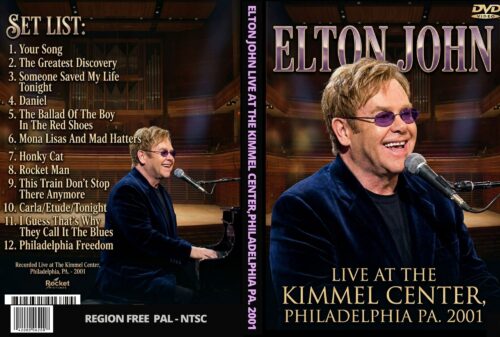 Elton John Live At The Kimmel Center,Philadelphia PA. 12-14 -2001 DVD