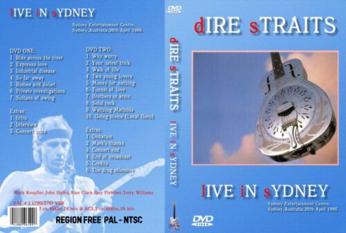 Dire Straits Live At The Entertainment Centre, Sidney Australia 04-26-1986 DVD