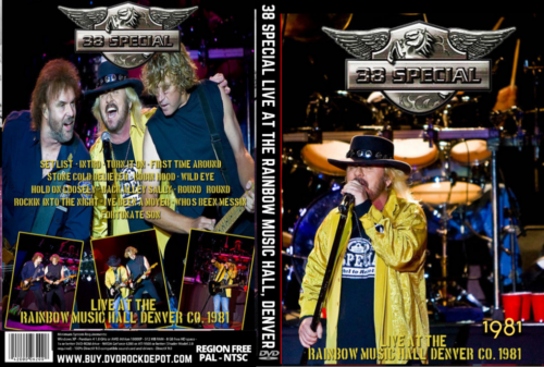 38 SPECIAL Live At The Rainbow Music Hall Denver CO. 1981 DVD