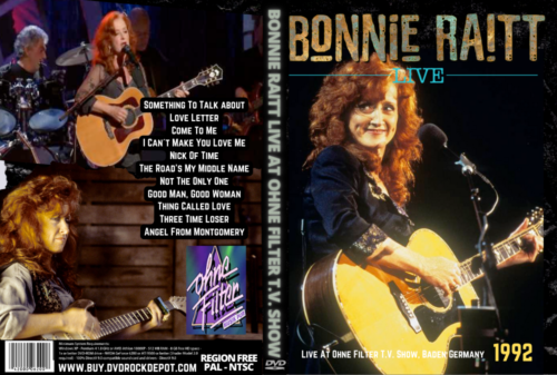 Bonnie Raitt Live At Ohne Filter T.V. Show, Baden Germany 1992 DVD