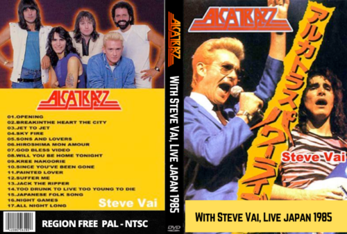 Alcatrazz With Steve Vai, Live in Tokyo Japan 1985 DVD