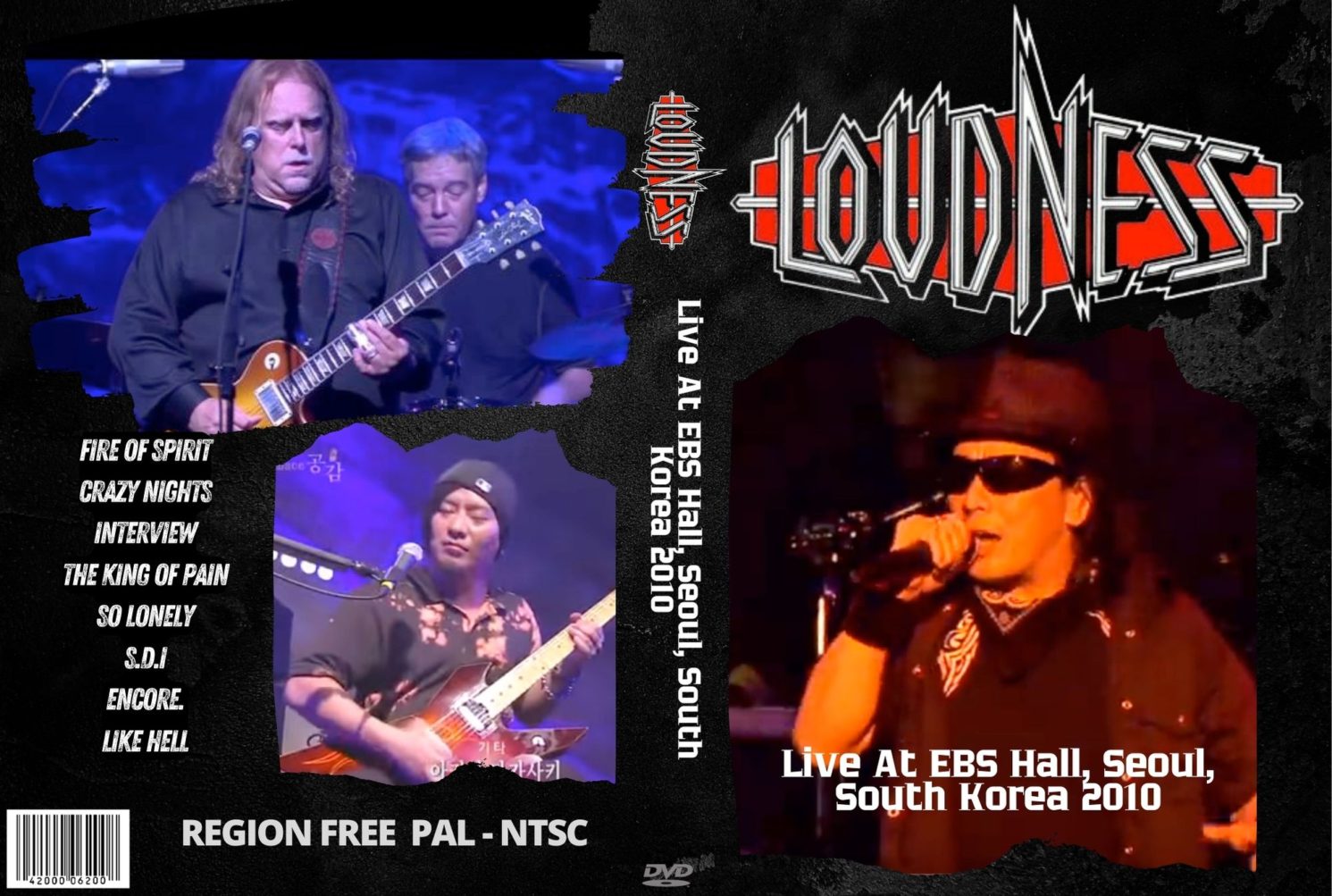 LOUDNESS Live At EBS Hall, Seoul, South Korea 2010 DVD