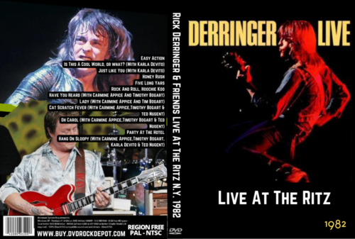 Rick Derringer & Friends Rock Espectacular Live At The Ritz N.Y. 1982 DVD