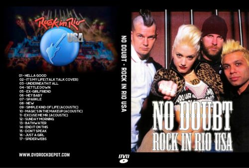 No Doubt Live In Rock In Rio USA, Las Vegas NV.2015 DVD