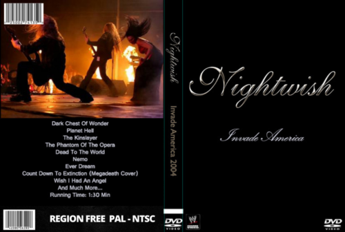 NIGHTWISH Invade America 2004 DVD