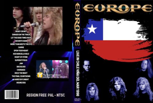 EUROPE Live In Chile Viña del Mar 1990 DVD