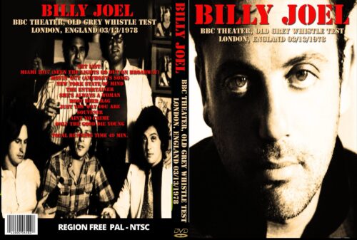 Billy Joel Live At  BBC Theater, Old Grey Whistle Test, London, England 03/13/1978 DVD
