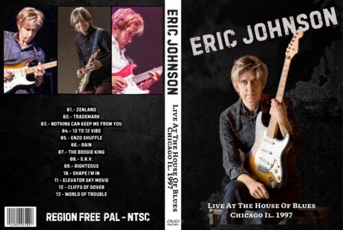 Eric Johnson Live At The House Of Blues Chicago Il. 1997 DVD | DVD